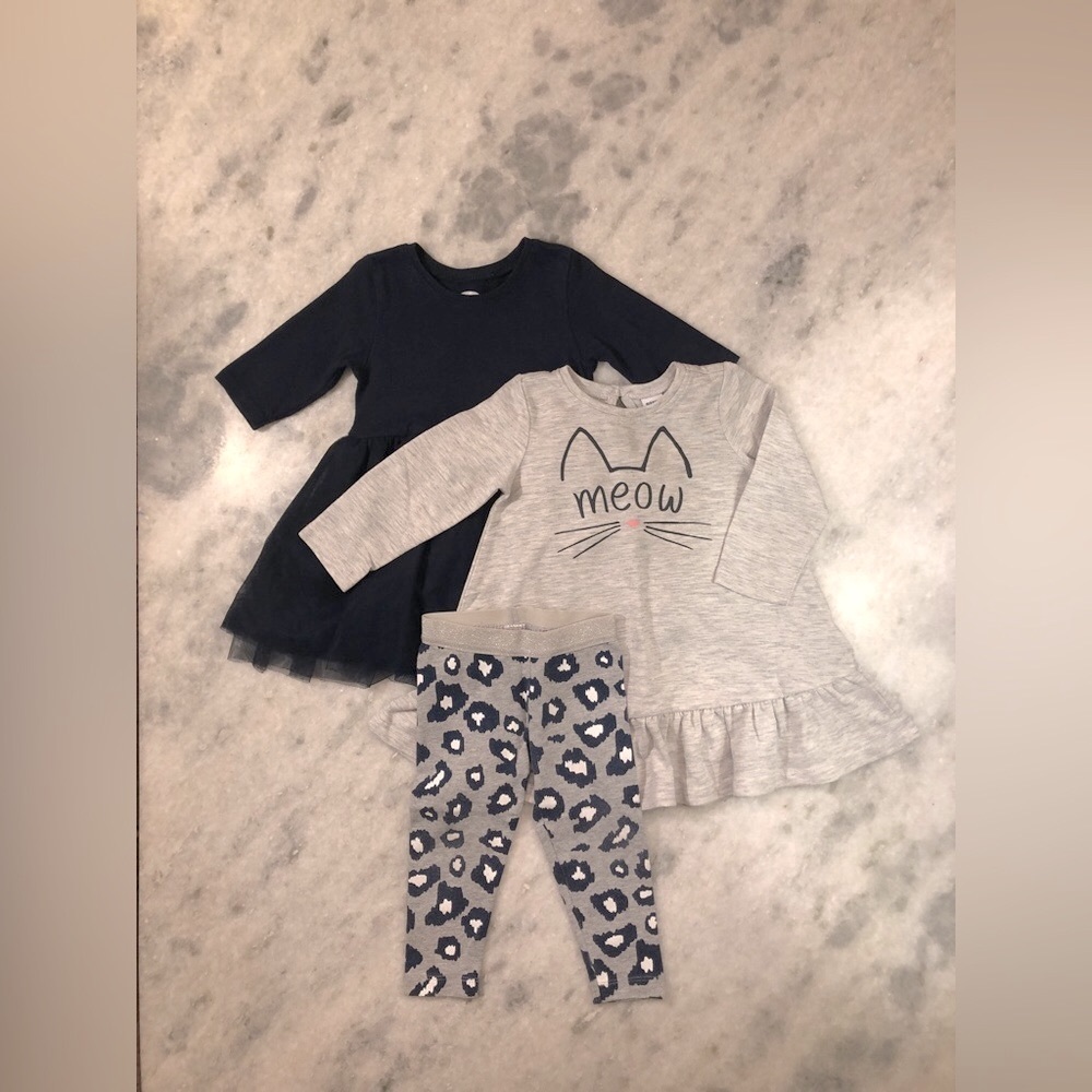 Size 6-12 Months Baby Girl Toddler Clothes Pajamas & Dress  (5 total)